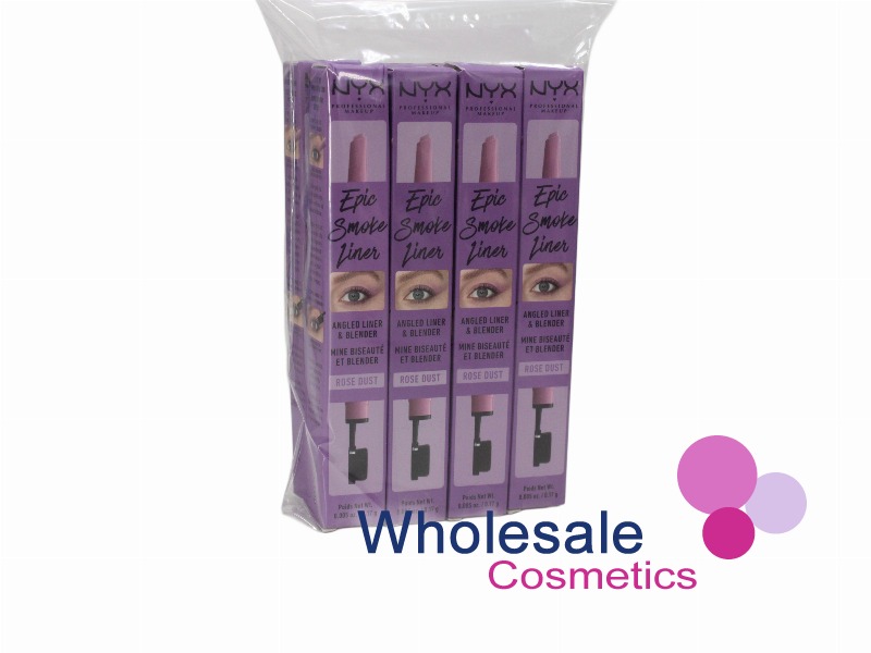 8 x NYX Professional Makeup Epic Smoke Angled Liner & Blender - 04 ROSE DUST